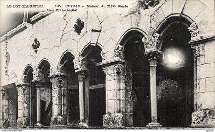 Figeac - Maison du XIV siecle - CPA