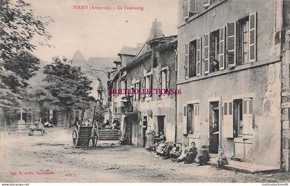 260326 - 12 AVEYRON - FIRMY FIRMI - le faubourg - Artru imp - enfants assis