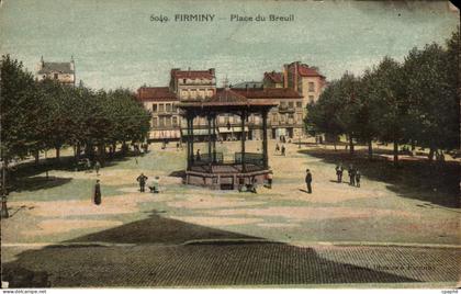 CPA Firminy Place Du Breuil