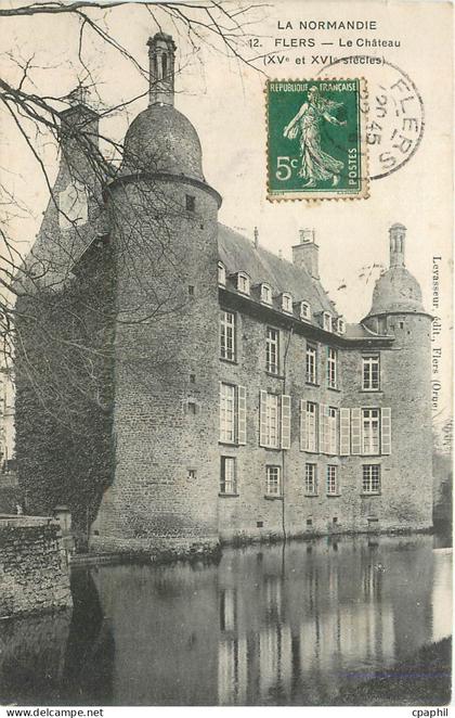 CPA Flers Le Chateau