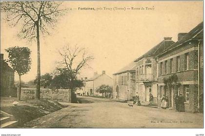 89.FONTAINES ,PRES TOUCY.ROUTE DE TOUCY