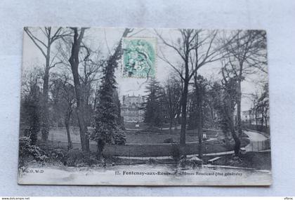 Fontenay aux Roses, château Boucicaut, vue générale, Hauts de Seine 92