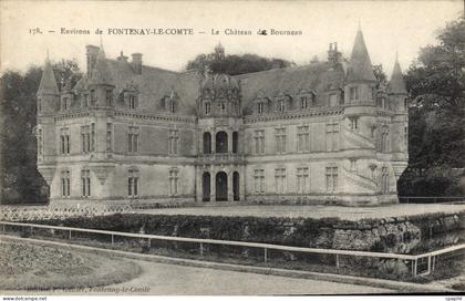CPA Environs de Fontenay le Comte Le Chateau de Bourneau