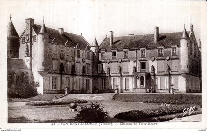 CPA Fontenay le Comte (Vendee) Chateau de Terre Neuve