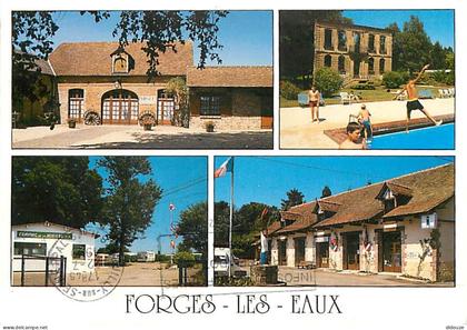 Carte Postale - 76 - Forges les Eaux - Multivues - Piscine - Flamme Postale de Forges les Eaux - CPM - Voir Scans Recto-