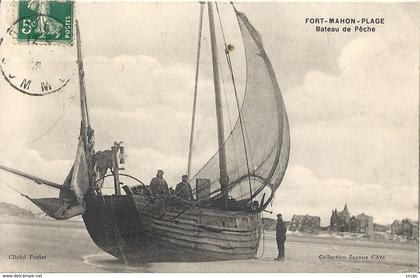 CPA Fort-Mahon Plage Bateau de pêche