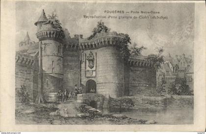 CPA Fougeres Porte Notre Dame