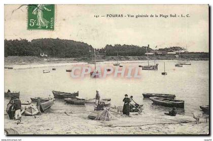 Fouras les Bains CPA Vue generale de la plage sud