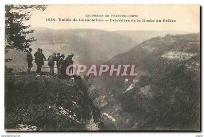 CPA Excursion en Franche Comte Vallee de Consoilation Belvedere de la Roche du Pretre