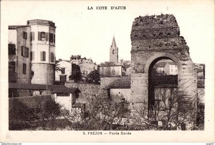 CPA Frejus Porte Doree