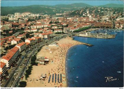 CPM FREJUS FREJUS-PLAGE - Vue Aerinne sur les Plages (1116397)