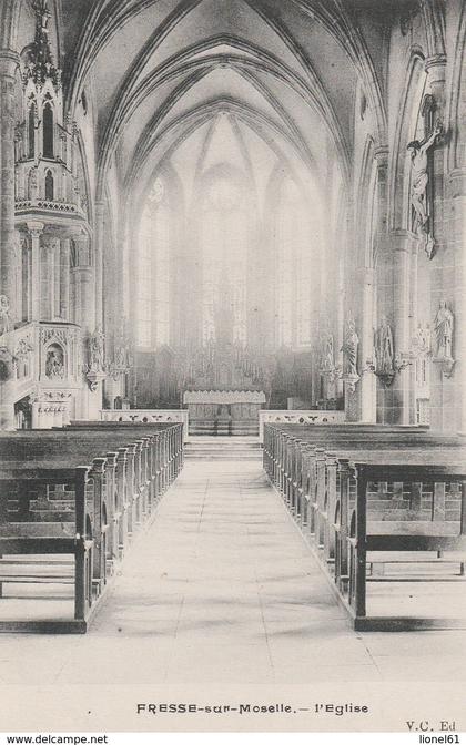 FRESSE SUR MOSELLE : (88) L'église