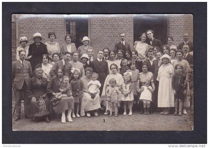 Carte photo - Groupe - Photographe Leveque - Succursale de Friville Escarbotin