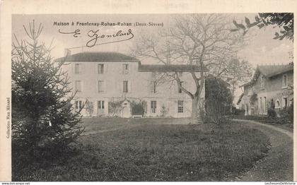FRANCE - Frontenay Rohan Rohan - Maison - Allée - Coll Max Ménard - CPA