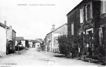 D40 -  GABARRET <  BOULEVARD St MARTIN (côté Nord) + HOTEL BIBE