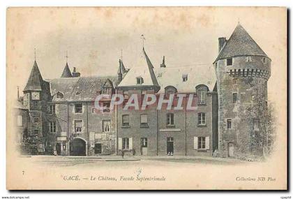 CPA Gace Le Chateau Facade Septentrionale