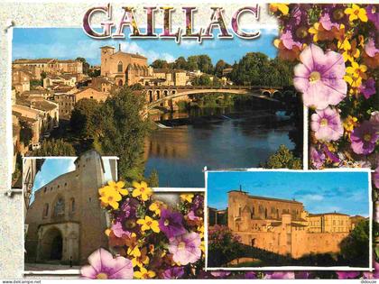 81 - Gaillac - Multivues - Fleurs - CPM - Voir Scans Recto-Verso