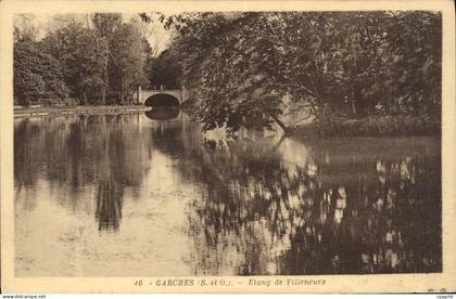 CPA Garches Etang De Villeneuve