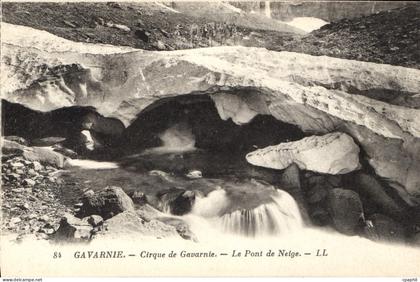 CPA Gavarnie Cirque de Gavarnie le Pont de Neige