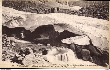 CPA Gavarnie Cirque de Gavarnie Le Pont de Neige