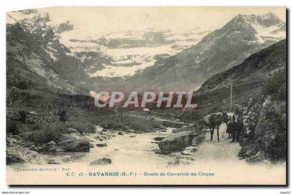 CPA Gavarnie H P Route de Gavarnie au Cirque