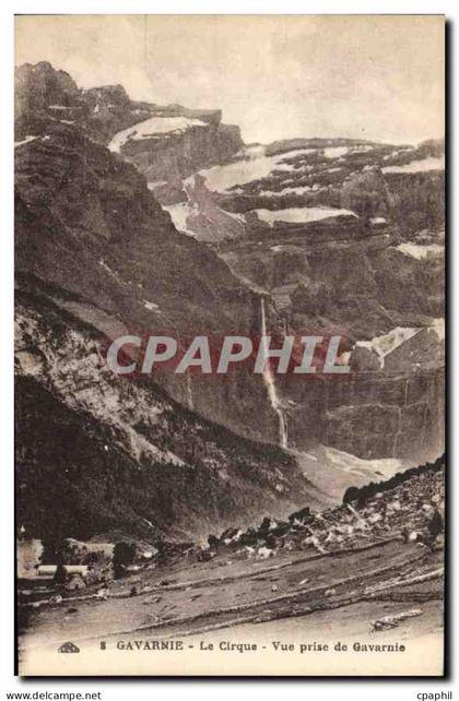 CPA Gavarnie Le Cirque Vue prise de Gavarnie