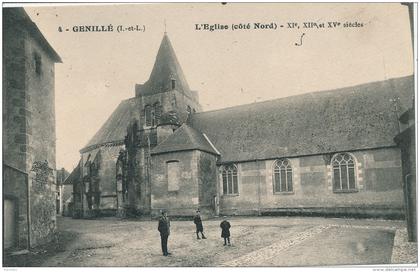 GENILLÉ - L'Église (côté Nord )