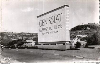 CPA Barrage de Genissiat 1950 Ain Monument commemorrlif