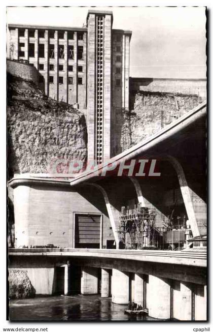 CPSM Barrage de Genissiat Cantrale leon Perrier et Batiment d'administration