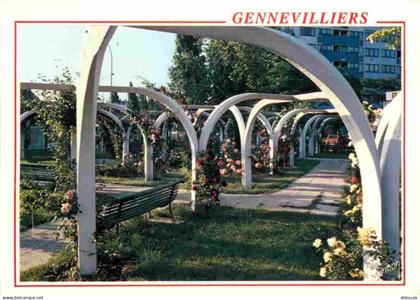 Carte Postale - 92 - Gennevilliers - La Roseraie - Fleurs - Roses - CPM - Voir Scans Recto-Verso - Poscard - Carta Posta