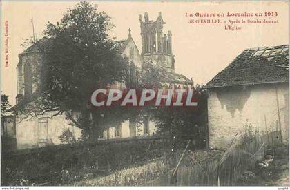 CPA Gerbeviller Apres le Bombardement L'Eglise