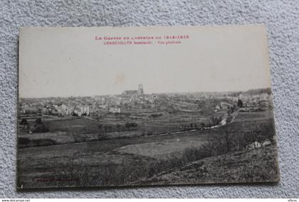 Gerbeviller bombardé, vue générale, Meurthe et Moselle 54