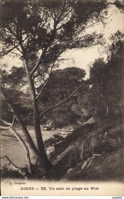 CPA Giens Un coin de plage au Niel