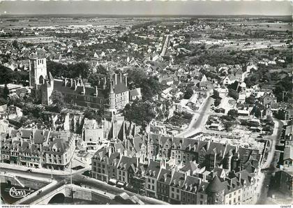CPM Gien Loiret Vue generale aerienne