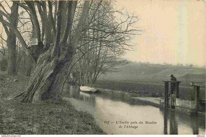 Carte Postale Ancienne - 91 - Gif sur Yvette - L'Yvette prés du Moulin de l'Abbage - Animée - CPA - Voir Scans Recto-Ver