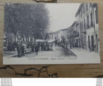 GIGNAC : l'esplanade ................ SPDC-1014
