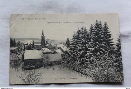 Cpa 1912, Giromagny, Territoire de Belfort 90