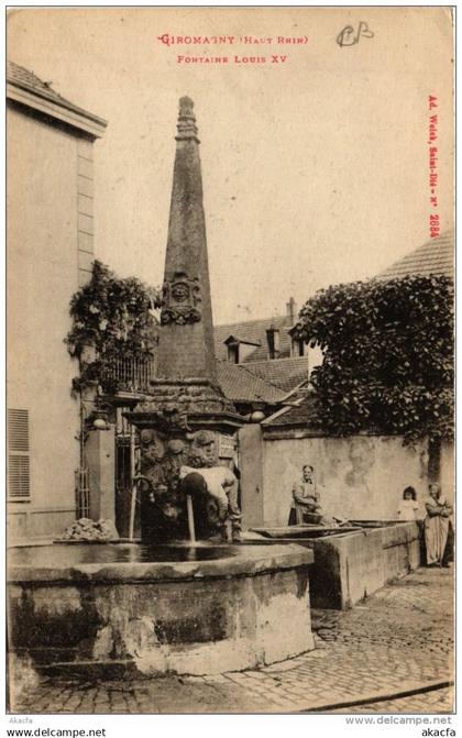 CPA GIROMAGNY Fontaine Louis XV (722608)