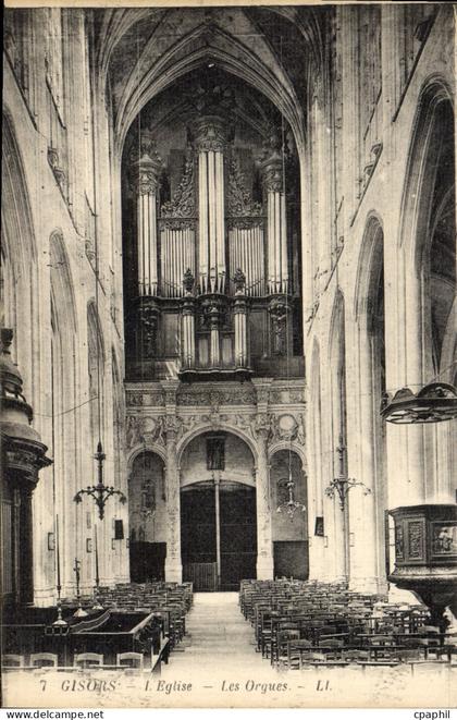 CPA Gisors L'Eglise Les Orgues
