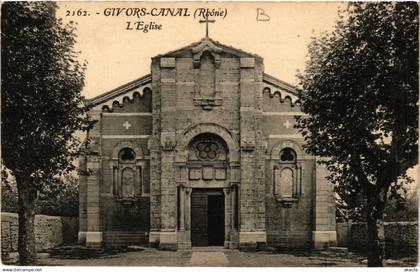 CPA GIVORS CANAL L'Église (461925)