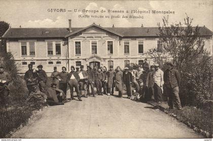 Givors CPA Un groupe de blesses a l'hopital Montgelas