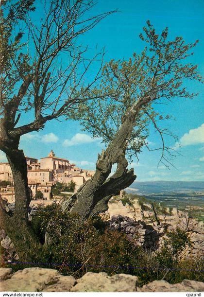 CPM Gordes Vaucluse Altitude 373 Metres Paysages de France