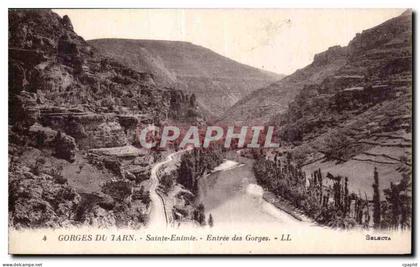 CPA Gorges Du Tarn Sainte Enimie Entree des Gorges