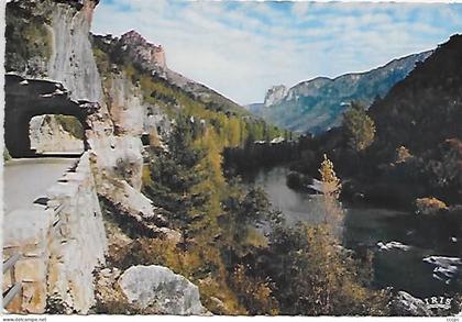 CPSM Gorges du Tarn - Les Tunnels