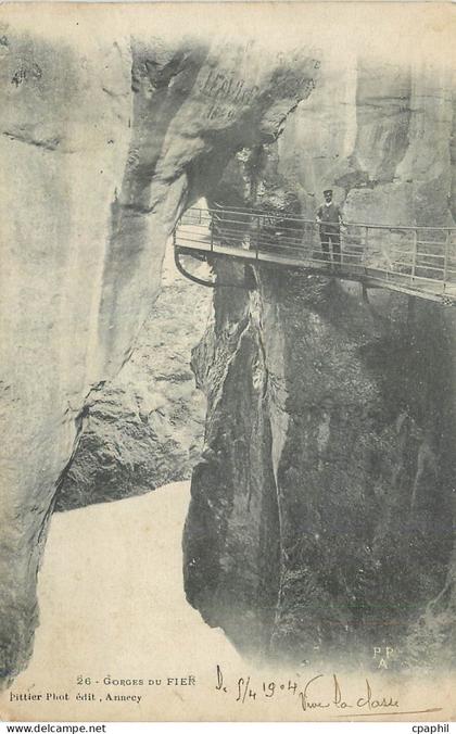 CPA 26 gorges du fier