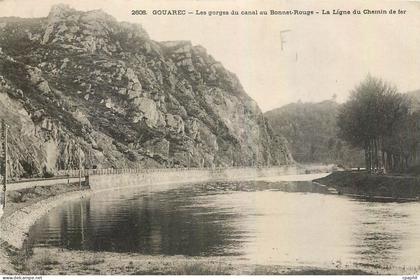 CPA Gouarec Les gorges du canal au Bonnet Rouge