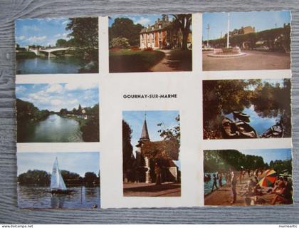 CPA Gournay sur marne(93) multivue