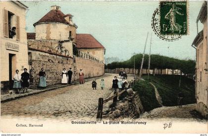 CPA GOUSSAINVILLE - La place Montmorency (581914)