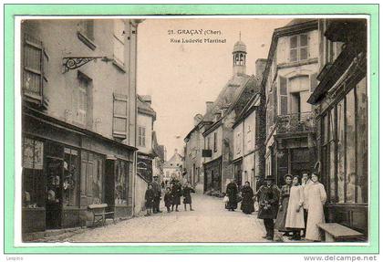 18 - GRACAY --  Rue  Ludovic Martinet