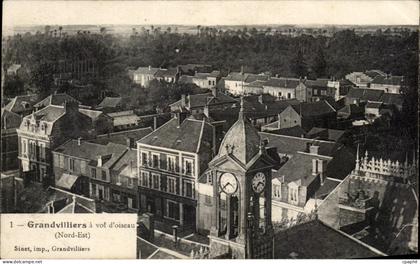 CPA Grandvilliers a vol d oiseau Sinet imp Grandvilliers